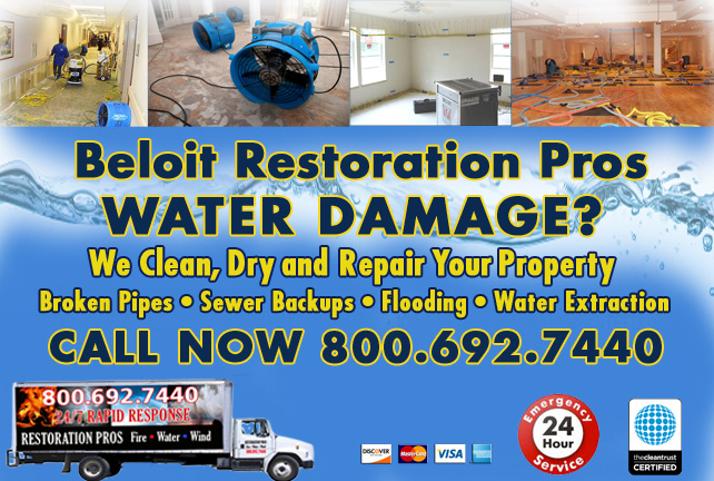 Beloit water damage restoration